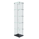 Premium 5 Tier Glass Display Case With 5 Dynamic LED Modes