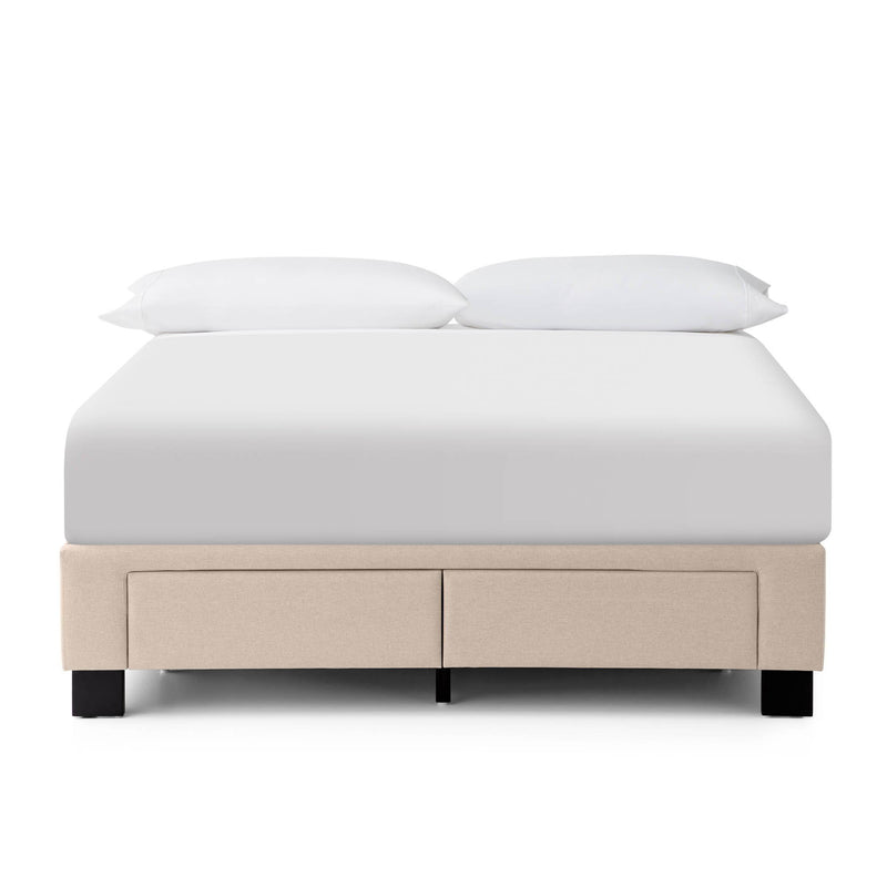 Duncan - California King Platform Bed Base - Stone