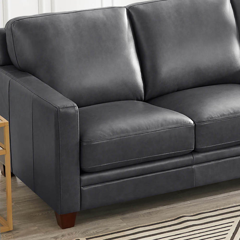 Naples - Leather Loveseat