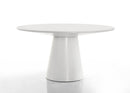 Jasper - 7 Piece Round Dining Table Set With Driftwood Finish Chairs - White