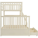 Bunk Bed With Ladder, And Safety Guard Rails