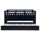 Carlsbad - Wood Captains Bed With Trundle