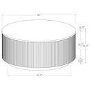 Jason - Round Marble Coffee Table Set