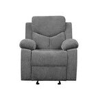 Kalen - Glider Recliner - Gray Chenille - Atlantic Fine Furniture Inc