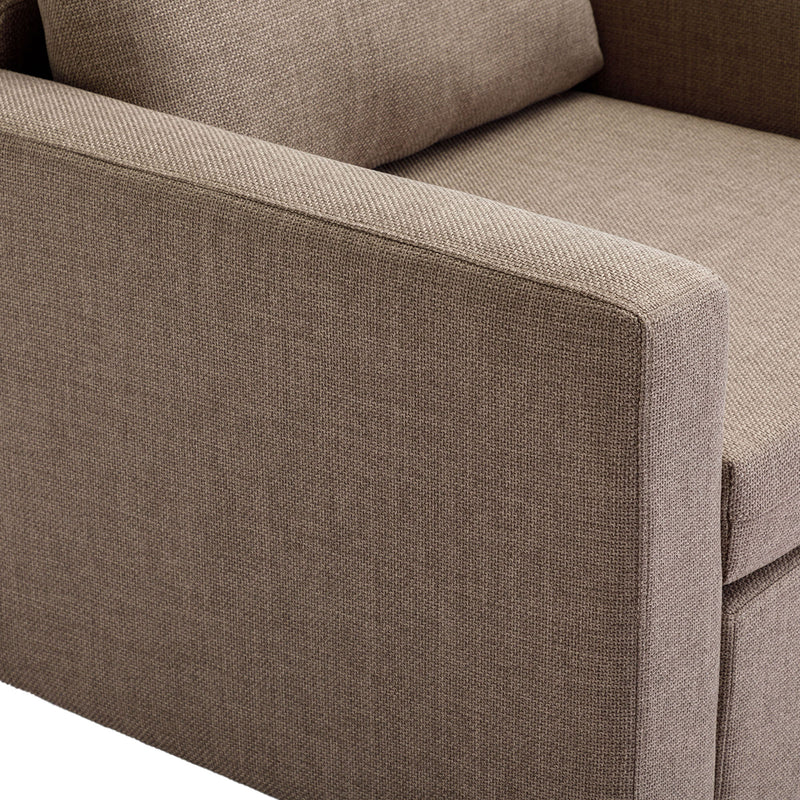 Single Seat Module Sofa Sectional Couch, Cushion Covers Non-Removable And Non-Washable