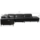 Zander - Reclining Sectional Sofa - Black