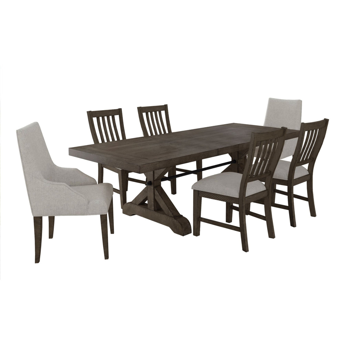 Yellowstone Standard Height Dining Set in Gray by Elements International, view 4