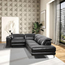 Zander - Reclining Sectional Sofa - Black