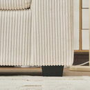 Oversized Chaise Lounge Chair With Ottoman And Storage