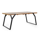 Zora - Dining Table Industrial & Iron Table - Black