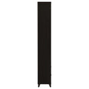 Lewes - 4-Shelf Engineered Wood Media Tower - Cappuccino