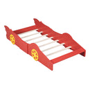 Race Car Shaped Platform Bed & Wheels