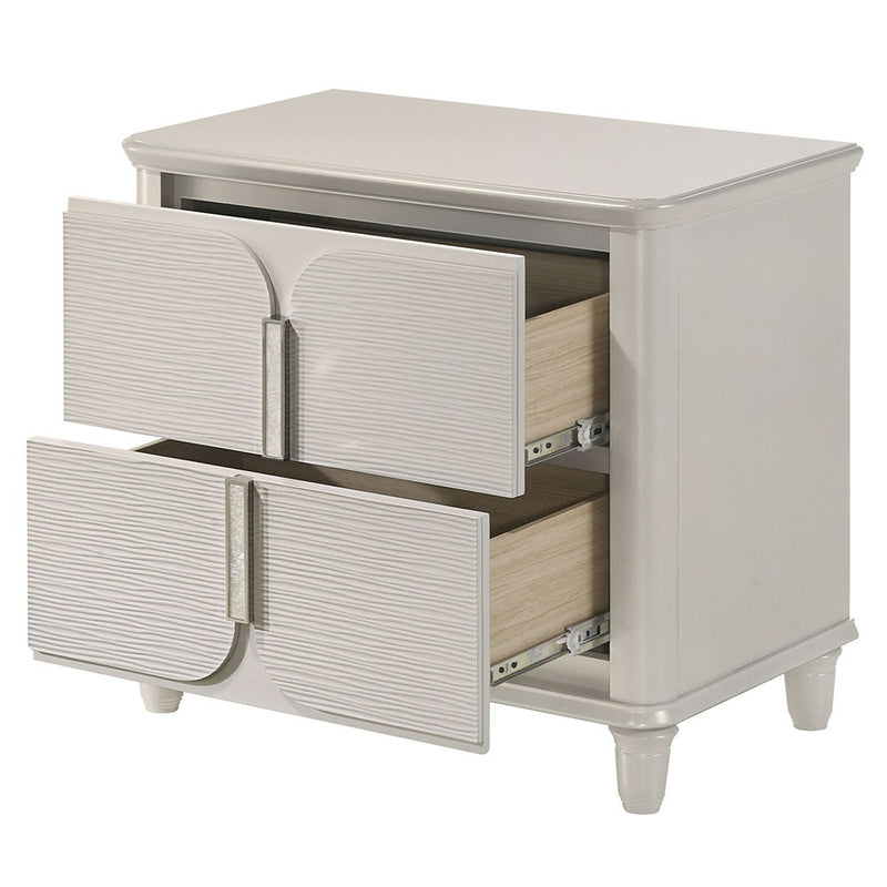 Laveda - Nightstand - Pearl White Finish