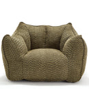 Comfortable Chenille Sofa Chairs With Highly Resilient Foam For Living Rooms And Bedrooms