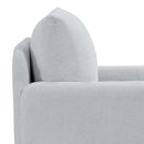 Contemporary Accent Chair With Metal Legs, Comfy Chenille Fabric Armchair