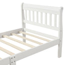 Platform Bed, Mattress Foundation Sleigh Bed With Headboard, Footboard, Slat Support