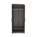 Danbury - Wood Wardrobe - Gray