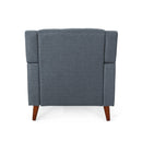 Luminaesque - Fabric Upholstered Armchair With Tufted Back