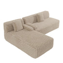 Cloud Sectional Sofa Upholstered Couch Free Combined Sofa