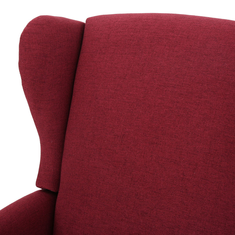 Westeros Wing Back Fabric Upholstered Recliner