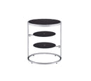 Lynch - Accent Table - Black & Chrome