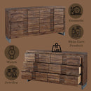 Andria - Dresser - Reclaimed Oak - Atlantic Fine Furniture Inc