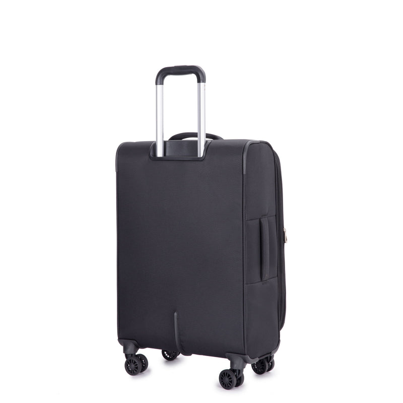 3 Piece Luggage Sets, Softshell Suitcase Spinner Wheels
