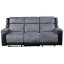 Alicia - Reclining Sofa - Gray / Black