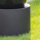Heavy Outdoor Cement Fountain Antique, Cute Unique Urn Design Water Feature For Home Garden