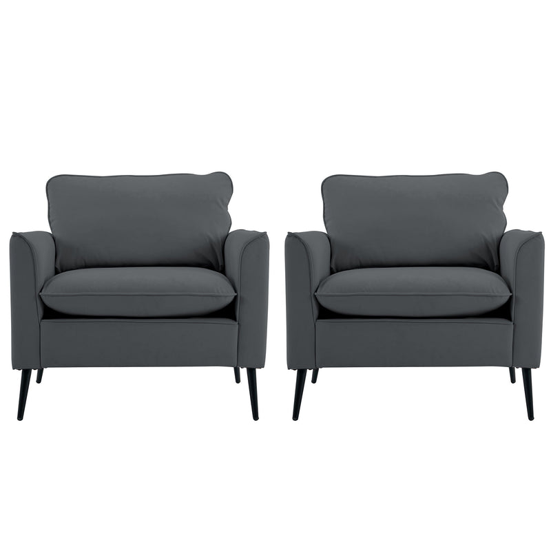 Nordic Retro Light Luxury Upholstered Sofa Chair