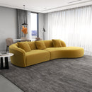 Elijah - Japandi Style Curvy Sectional Sofa