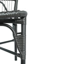 Outdoor Wicker Patio Dining Chairs Set With Durable Frame And Rattan Weave