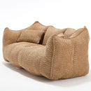 Comfortable Dual Beanbag Chair With High Resilience Foam Core For 2 People