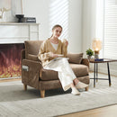 Mid Century Modern Foldable Sofa Bed, 3 In 1 Convertible Sleeper With 3 Pillows