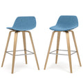 Randolph Bentwood - Upholstered Counter / Bar Height Stool (Set of 2)