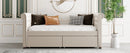 Upholstered Daybed, Wood Slat Support