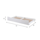 Loreen - Twin Bed - White
