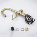 Cincosky - High Arc Pull Down Kitchen Faucet, Single Hole