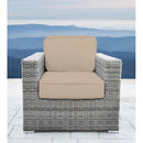 Minnesota - Wicker Club Chair Outdoor - Gray