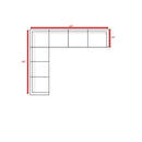 Contemporary Outdoor Rattan Wicker Sectional Seating Group With Cushions