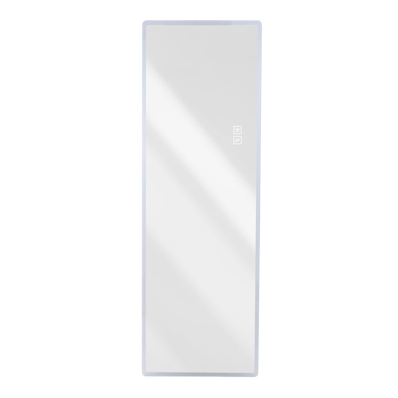 Full Length Mirror Lighted Vanity Body Mirror LED Mirror Wall-Mounted Mirror Big Size Rounded Corners, Bedroom, Living Room, Dressing Room, Hotel - Clear