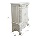 Vendom - Chest - Antique Pearl Finish - Atlantic Fine Furniture Inc
