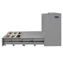 Murphy Bed With Drawer And A Set Of Sockets & USB Ports, Pulley Structure Design