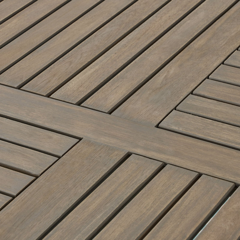Hermosa - Outdoor Acacia Wood Table Circular Design