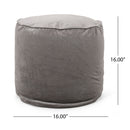 Shimon - Cylinder Pouf Ottoman And Floor Cushion