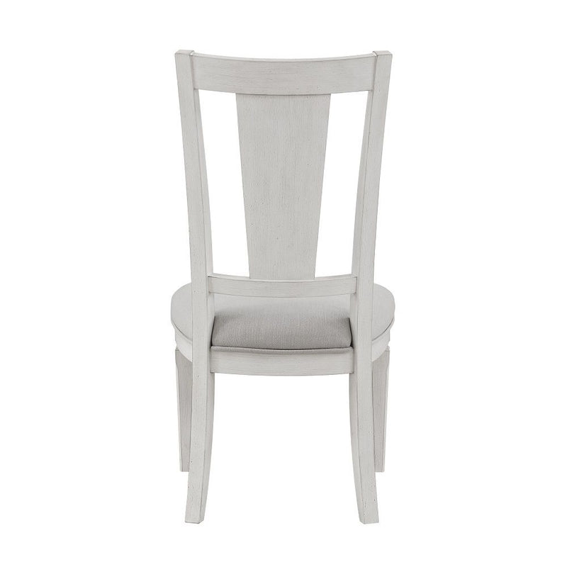 Katia - Side Chair (Set of 2) - Light Gray & Weathered White