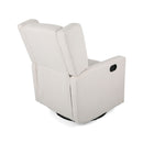 Landau Contemporary Fabric Upholstered Swivel Recliner