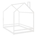 Full Size House Bed Wood Bed, White(OLD SKU:WF281436AAK)