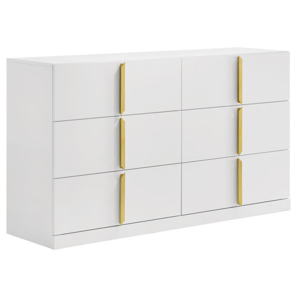 Ines - 6-Drawer Bedroom Dresser Cabinet