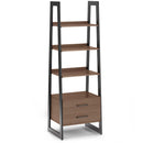 Sawhorse - Handcrafted Ladder Shelf With Storage